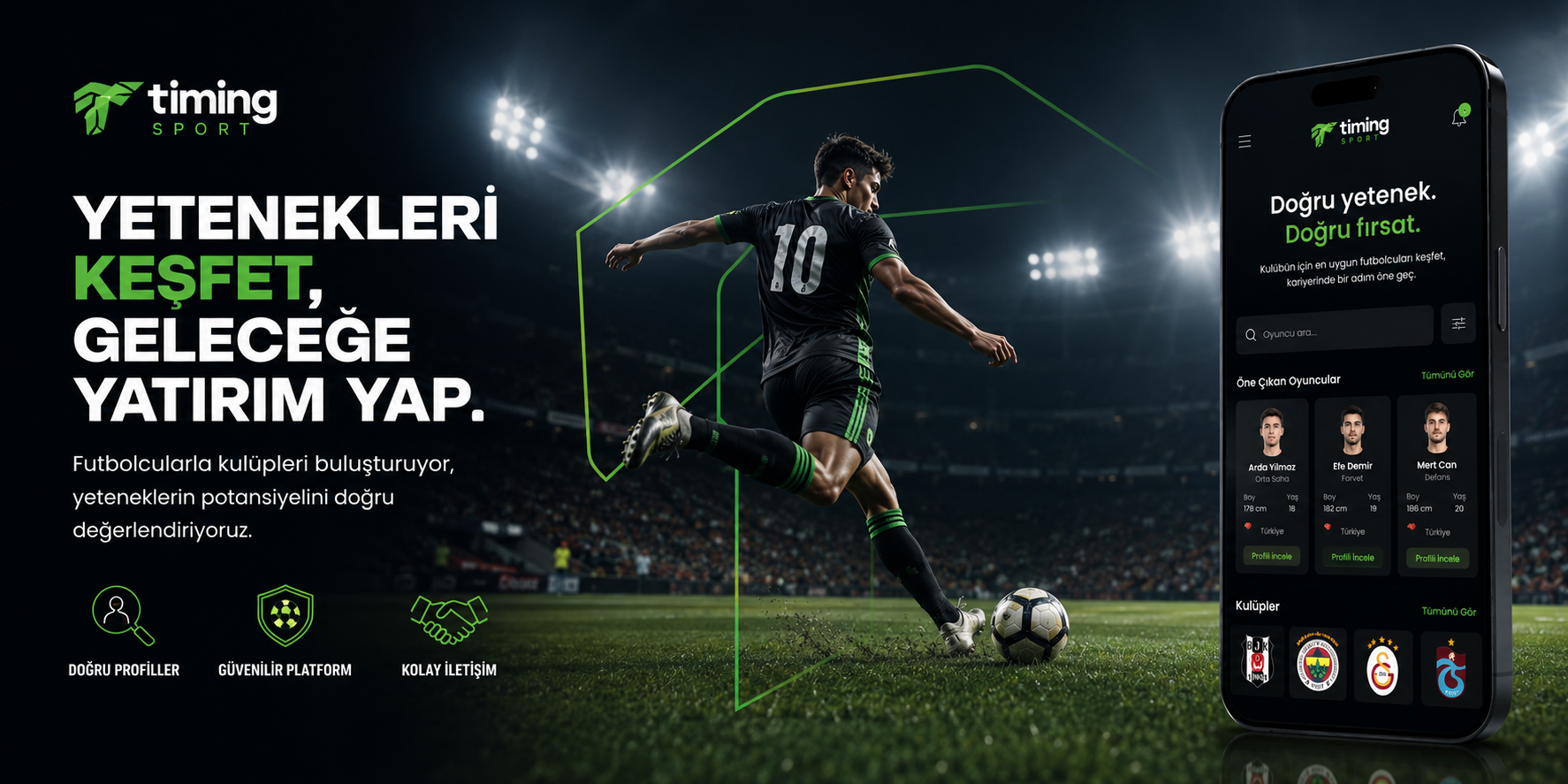Futbolda Yetenekleri Keşfet, Geleceğe Yatırım Yap!